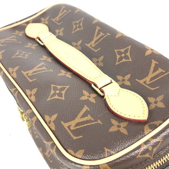 LOUIS VUITTON Brown Monogram Pouch - Picture 4 of 12